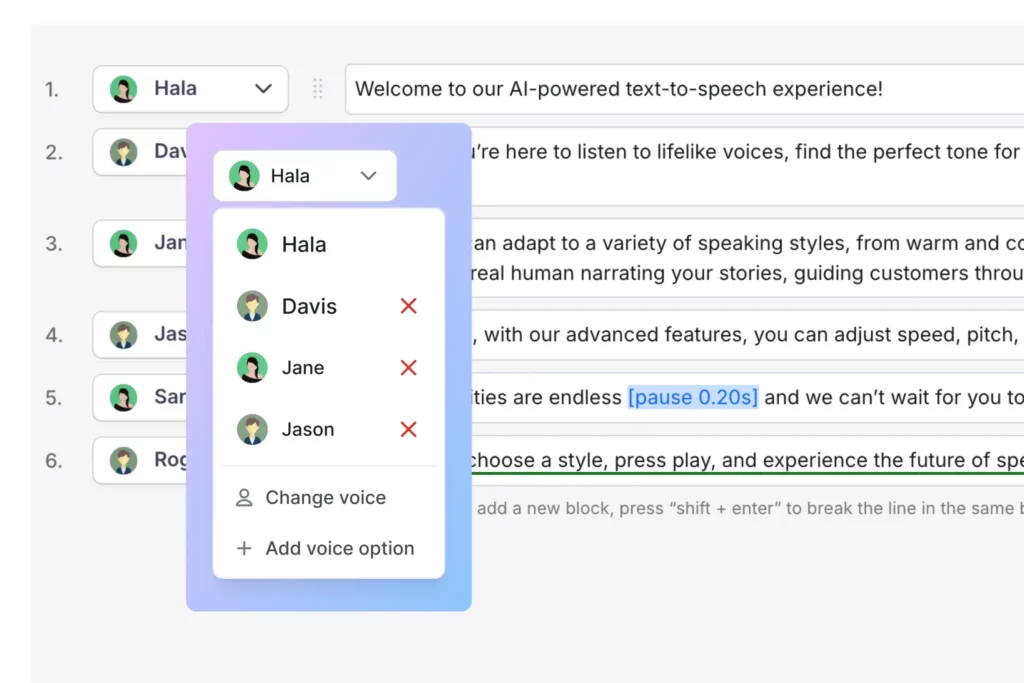 A 26 Assign Multiple Voices Seamlessly Within One Script
