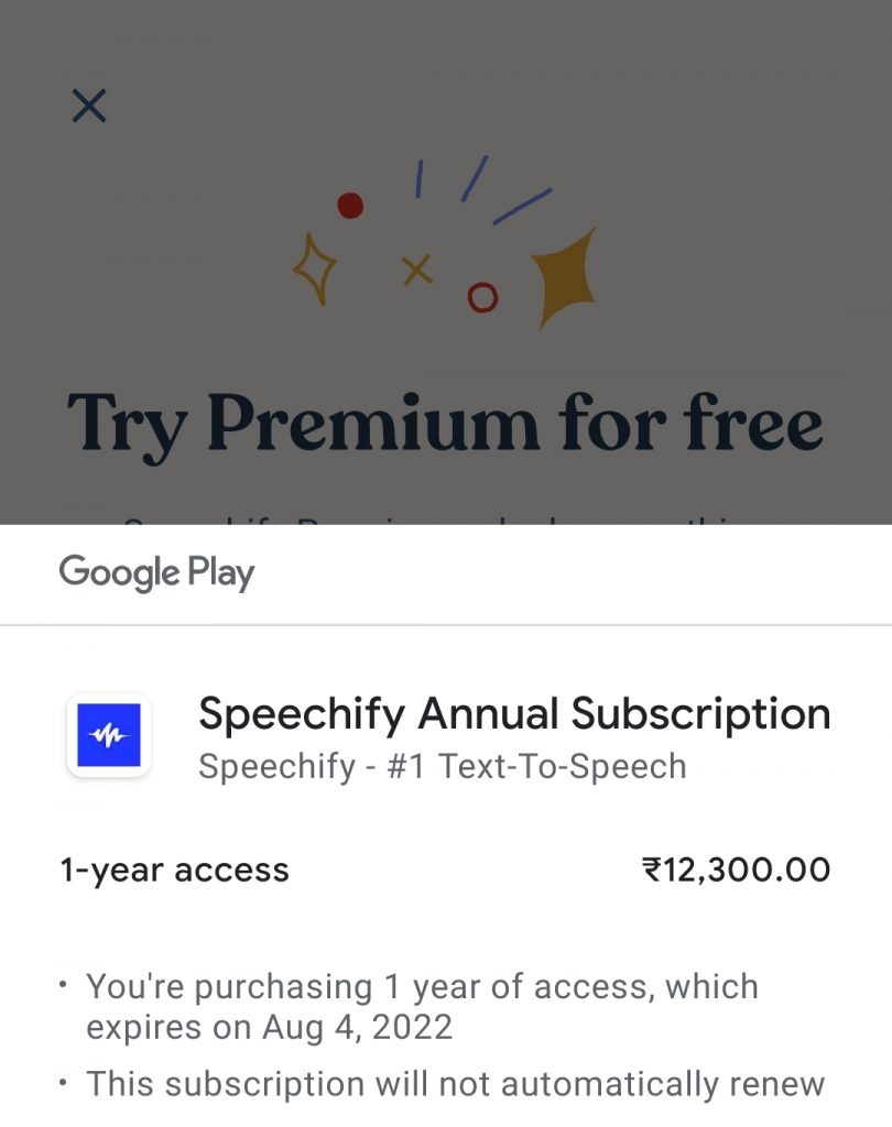 Speechify price 