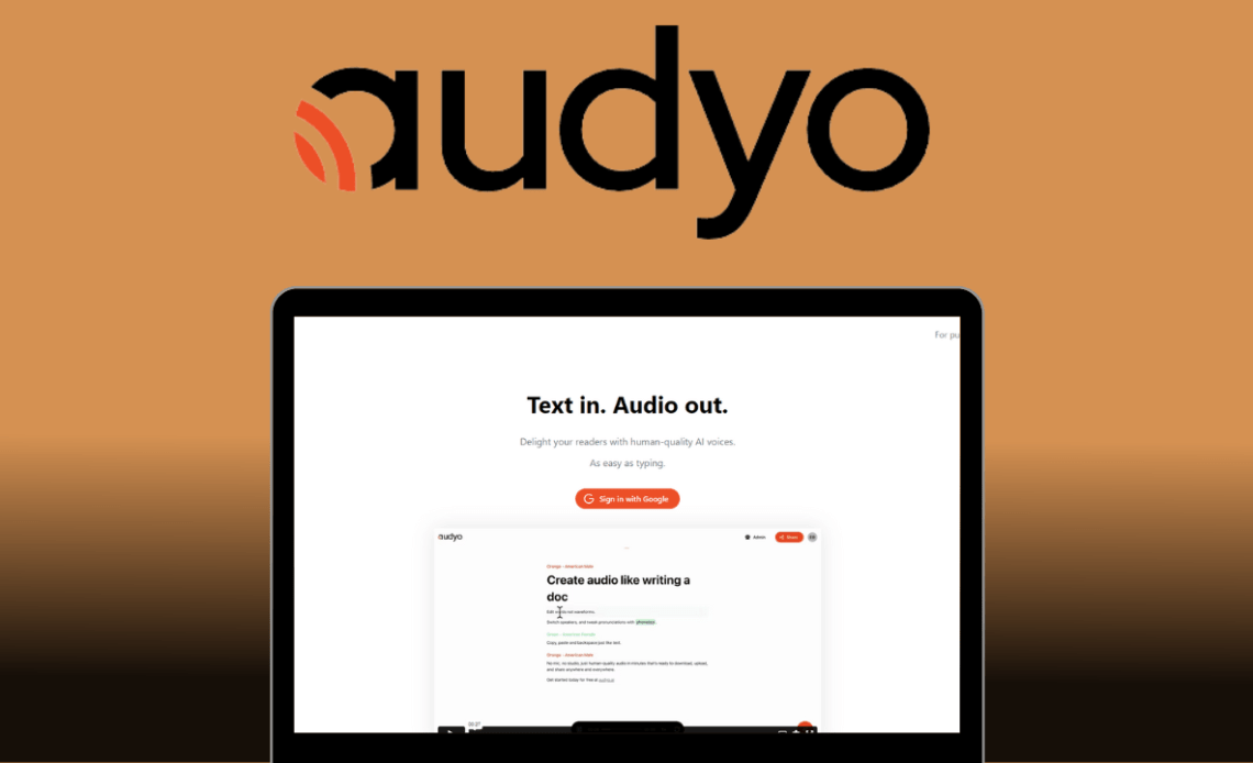 Audyo Review - Create and Edit Human-Like Voices